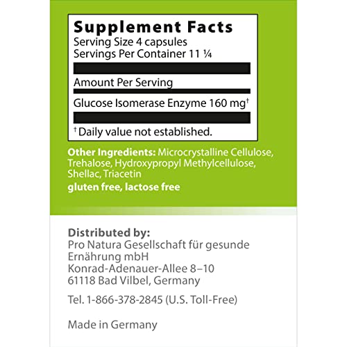Fructaid Enzyme Supplement – 45 Capsules, So That You Can Enjoy Fruits, Fruit Juices, Soft Drinks, And Sweets Again, Dietary Supplement, Gluten-Free, Lactose-Free #TOP7