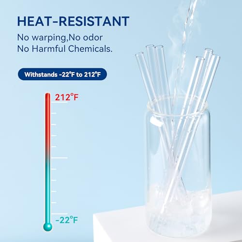 Image of Straw Replacement For Stanley Cup 14 oz & 20 oz Tumblers, Clear Reusable Straws For STANLEY Quencher H2.0 Straw Lid Tumblers,Also Fit Other Brands 12 oz-20oz Tumbler Cups,Hard Plastic BPA Free 4 pack