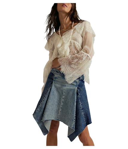 Free People Women's We The Free Wild River Handkerchief Skirt