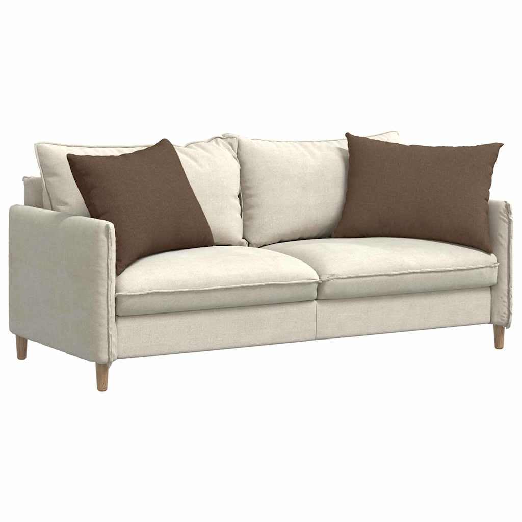 Cuscini da Divano 2 pezzi Marrone 70 x 50 cm in Tessuto con Riempimento in Poliestere, Federe Sfoderabili, Supporto Ergonomico per Soggiorno, Ufficio, Camera da Letto