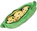 ALWWL Guisantes En Una Vaina, Guisante Planta Relleno Muñeca, Juguetes de Peluche, Guisante Forma De Almohada, con 3 Guisante, Juguete Regalo del Bebé