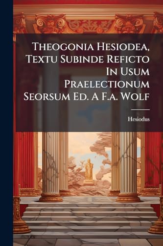 Theogonia Hesiodea, Textu Subinde Reficto In Usum Praelectionum Seorsum Ed. A F.a. Wolf (Latin Edition)