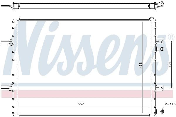 Nissens Intercooler Heat Exchanger - 60368