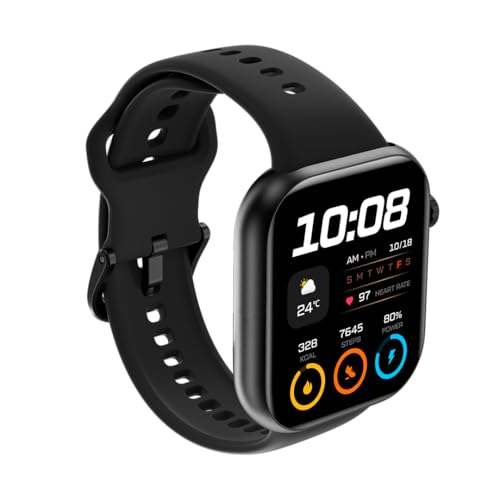 Image of HONOR Choice Watch 2i Smartwatch, 1.85″ AMOLED Display, 14-Day Battery, Bluetooth Calling, Heart Rate & SpO₂ Monitoring, 109 Sports Modes, IP68 Water-Resistant, Android & iOS, Black
