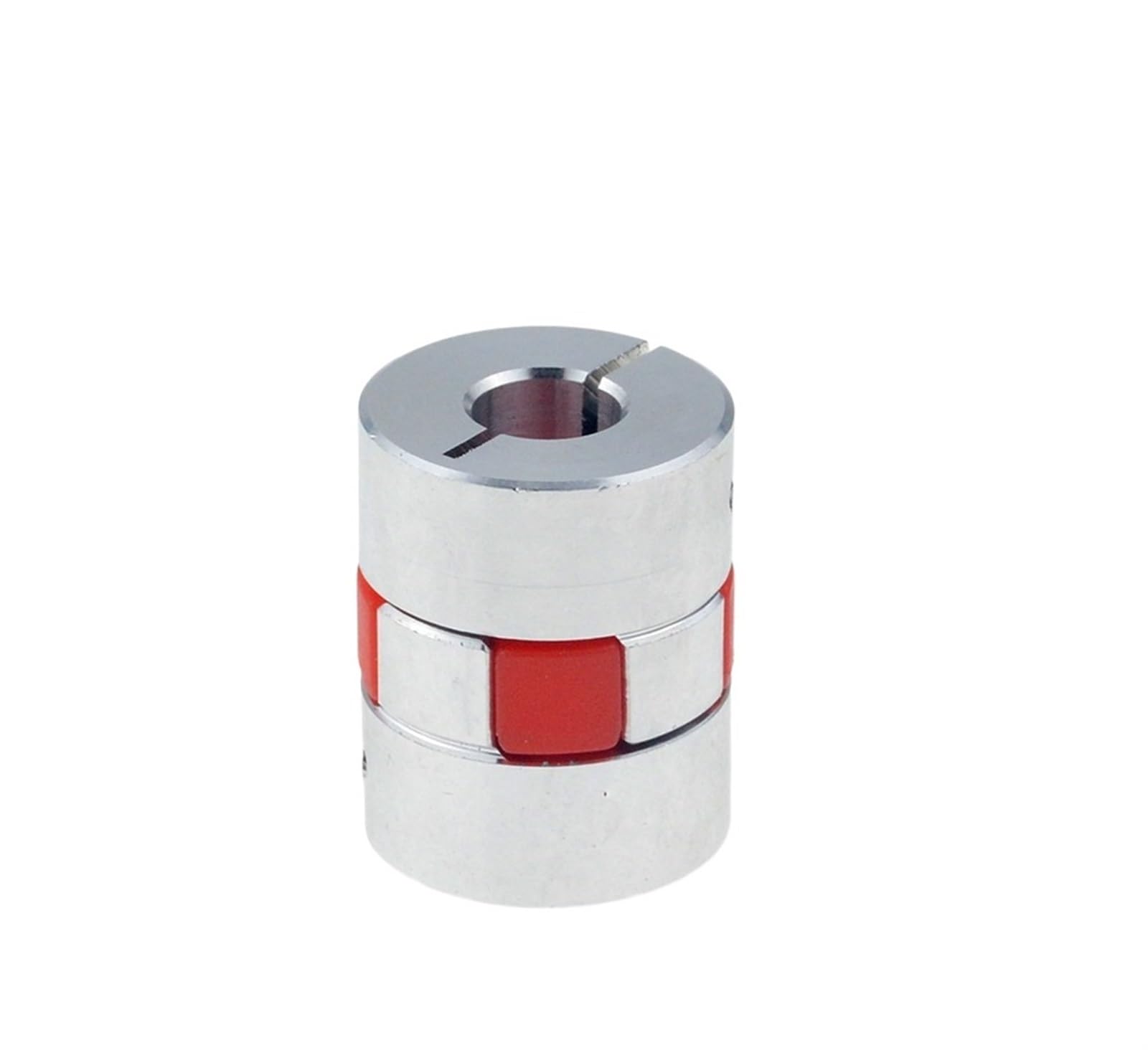 Rigid coupling,Stainless steel rigid coupling 1pcs D20L30 Coupler Aluminium Plum Flexible Shaft Coupling Motor Connector CNC Flexible Coupler(6.35x8)