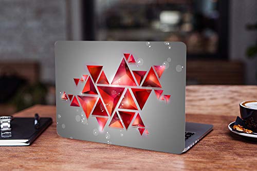 Image of Galaxsia Triangle Pattern Vinyl Laptop Skin /Sticker /Cover /Decal Compatible for Any 13 to 13.3 Inches Laptop (Hp /Dell /Sony /Acer /Lenovo /Asus. Etc) Or Notebook.