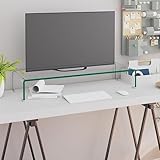Cette étagère en verre offre suffisamment d'espace pour les lecteurs DVD, les consoles de jeux, les appareils de streaming, les récepteurs et autres appareils électroniques. Fabriqué à partir de verre trempé pour plus de résistance et de sécurité, il assure la durabilité. Sa surface lisse permet un nettoyage facile avec un chiffon humide, ce qui en fait un ajout pratique à tout espace de vie. Parfait pour nifier efficacement votre espace de divertissement.