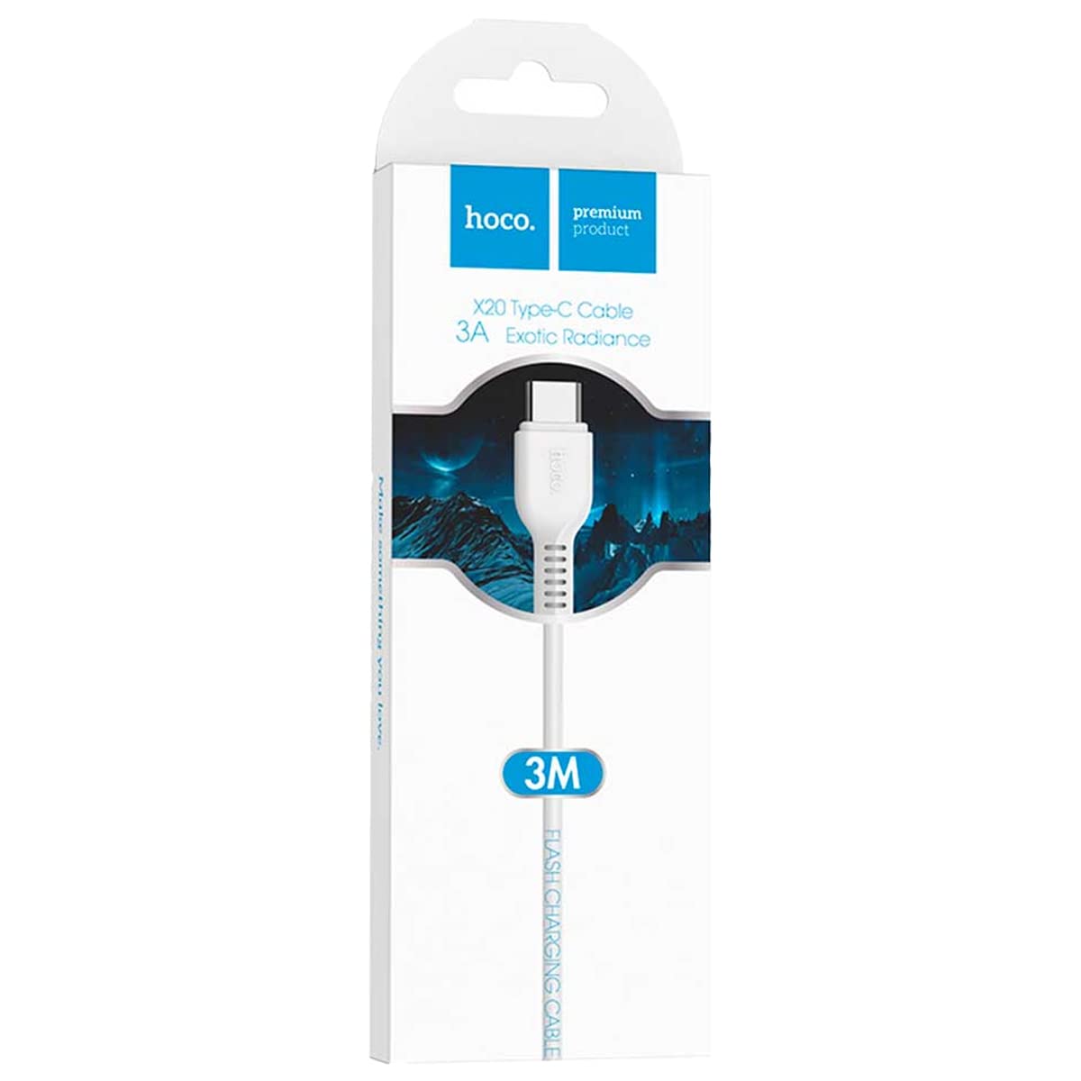 Cavo USB Tipo C Hoco 3 Metri: Ricarica Rapida E Dati Per Dispositivi Micro USB (bianco, TPE)