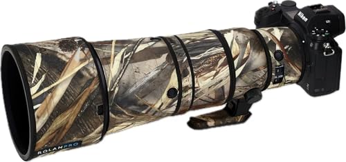 ROLANPRO Waterproof Lens Cover for Nikon Z 600mm F6.3 VR S Rain Cover Lens Protection Sleeve Case Clothing Rainproof-#39 Grass Camo Waterproof