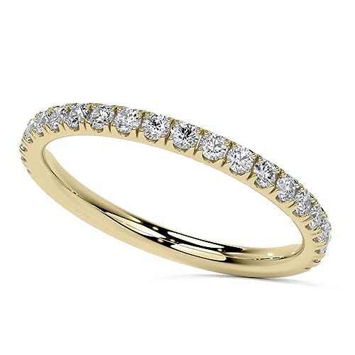 10K/14K/18K Solid Yellow Gold Radiant Cut Moissanite Wedding Ring Set 3 CT Prong Seting Bridal Engagement Ring for Women Solitaire Halo Style, Vintage Antique Anniversary Propose Gifts2