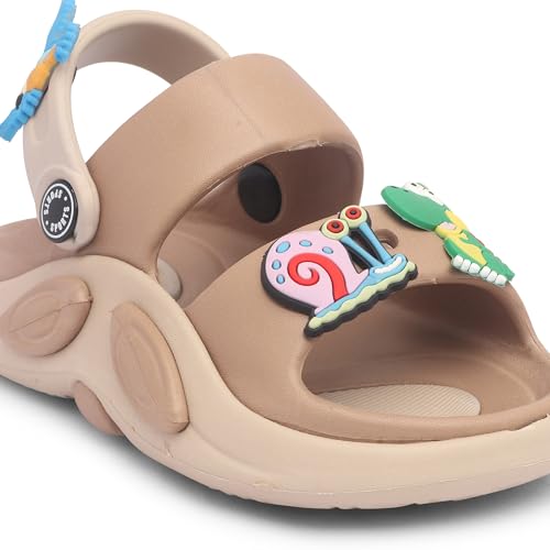 Image of Kids Cartoon Character Sports Sandals Lightweight Soft Sole Slip-On Sandals with Adjustable Back Strap for Boys & Girls
