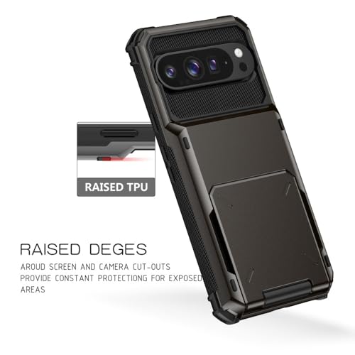 Coque rigide Pixel 9A blanche évite les rayures avec fente carte pratique