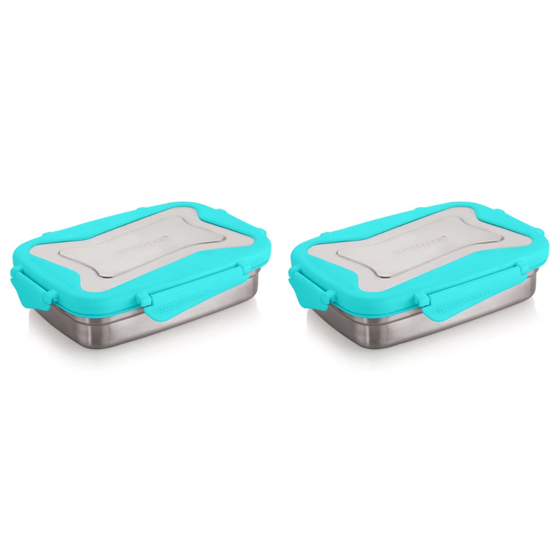 STEELLOCK Smart Stainless Steel Tiffin Lunch Box for Kids and Adults | Airtight & Leakproof | Square Tiffin Box for School & Office with Steel Lid | Romeo 250 ml 2 pc — Amazon image 16
