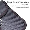 2 PACK Faraday Pouch for car Keys,Faraday Bag | Car Key Signal Blocking Pouch | Keyless Entry Car Keys Case | RFID Blocker Bag for Car Security | Anti-theft Remote Entry Keyless Protect #3