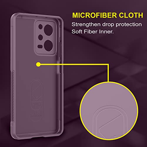 Image of Amazon Brand - Solimo Back Case Cover for Mi Redmi Note 12 Pro 5G | Compatible for Mi Redmi Note 12 Pro 5G Back Case Cover | Matte Case | Liquid Silicon Magic Case with Camera Protection | Lavender