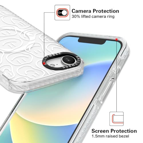 Cadeau idéal : coque iPhone 16e MagSafe motif visage tendance