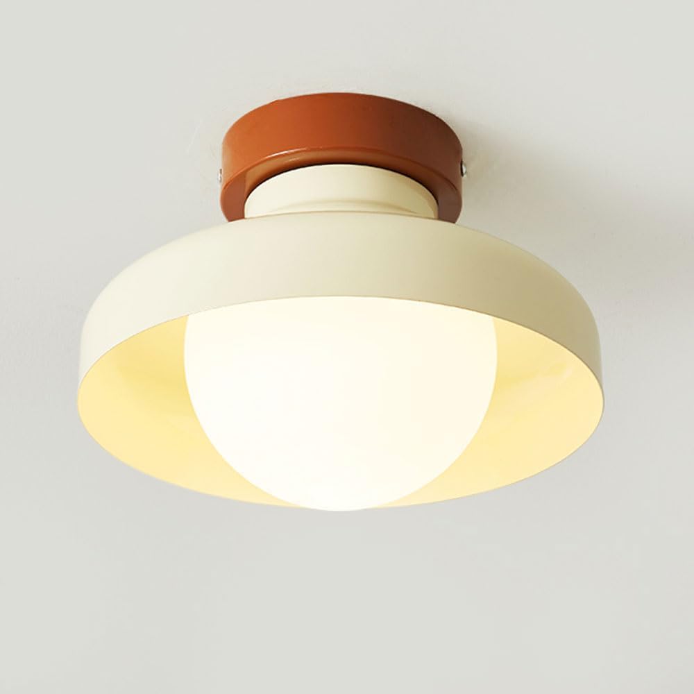 Lampe de plafond de couloir anti-éblouissement en verre dépoli pour un confort visuel unique