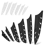XYJ Knife Sheath Set of 12 Knife Edge Guards Blade Protector Knife Cover for Stainless Steel Paring