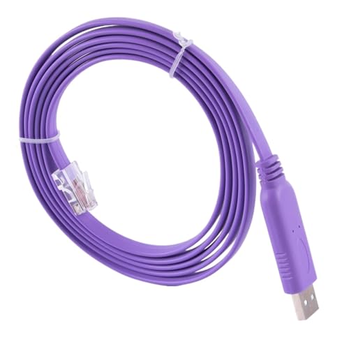 Cable de consola serie convertidor adaptador USB 2.0 a RS232 RJ45 Cat5 de 5m