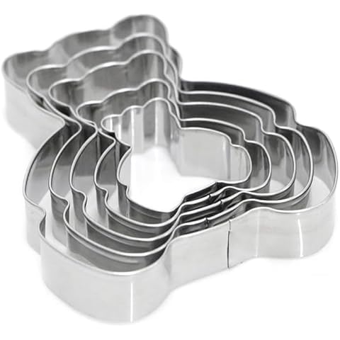 Selecto Bake 5-Piece Teddy Bear Cookie Cutters Set Cover