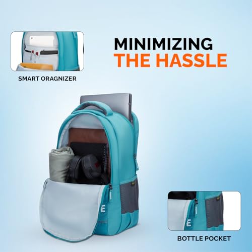 Image of SKYBAGS Dune Backpack | Premium Diamond pattern fabric | Upto 17 inch Laptop Portection | 02 Compartment | For Office and Casual Unisex Men Women Boys Girls