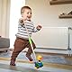 Schiebespielzeug Ente, Ziehtierspielzeug, Laufspielzeug zum Schieben, Schiebetier Ente mit beweglichem Kopf aus Holz, Schiebespielzeug aus Holz für Kinder ab 1 Jahr, Babys, Mädchen und Jungen