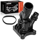A-Premium Engine Coolant Thermostat Housing Assembly with Seal Compatible with Volvo XC60, XC90, S60, XC40, XC70, S80, S90, V60, S60 Cross Country, V60 Cross Country, V90, V90 Cross Country