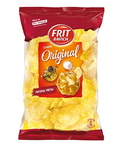 PATATAS FRIT RAVICH CHIPS ORIGINAL 30 GR (PAQUETE DE 20 UNIDADES)