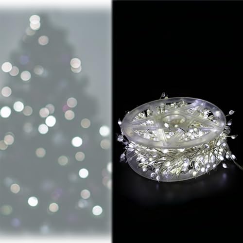 Cadena de Luces LED en Cobre 10 pies 800 luces cálidas