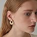 Awinesn Clip on Earrings for Women Hypoallergenic Statement Retro Clip Earrings 14K Gold/Silver Plated Hoop Dangle Earrings 5A Cubic Zirconia Round Multiple Styles for Women Fashion Trendy Jewelry Gifts (CZ Water drop-G)