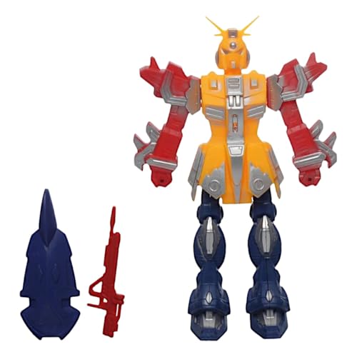 Robô Thronic Articulável Luz 19cm Brinquedo Infantil Menino