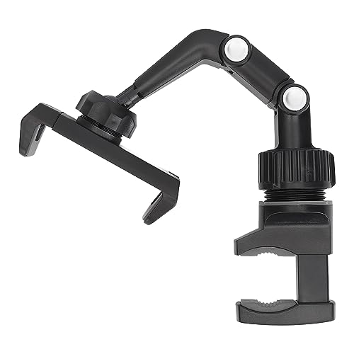 SatcOp Suporte de celular para guitarra, leve, antiimpacto, braçadeira para celular, ângulo ajustáve