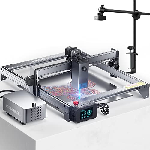 Atomstack X20 Pro Laser Engraver With Atomstack Laser Engraver Ac1 Camera - Laser Cutter And Engraver Machine For Wood, Metal, Acrylic #TOP6