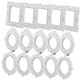 Créativité DIY : ces mini cadres en résine pour bricolage vous permettent de libérer votre créativité et de concevoir des accessoires photo uniques pour votre maison de poupée, cadre photo accessoire de maison de poupée, cadres miniatures en résine vintage