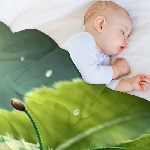 Couverture polaire plaid vert flanelle douce pour lit et canapé - 5