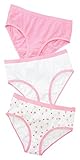 Hanes Girls Tagless Cotton Stretch Comfort 3-Pack, 6-Assorted