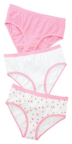 Hanes Girls Tagless Cotton Stretch Comfort 3-Pack, 6-Assorted