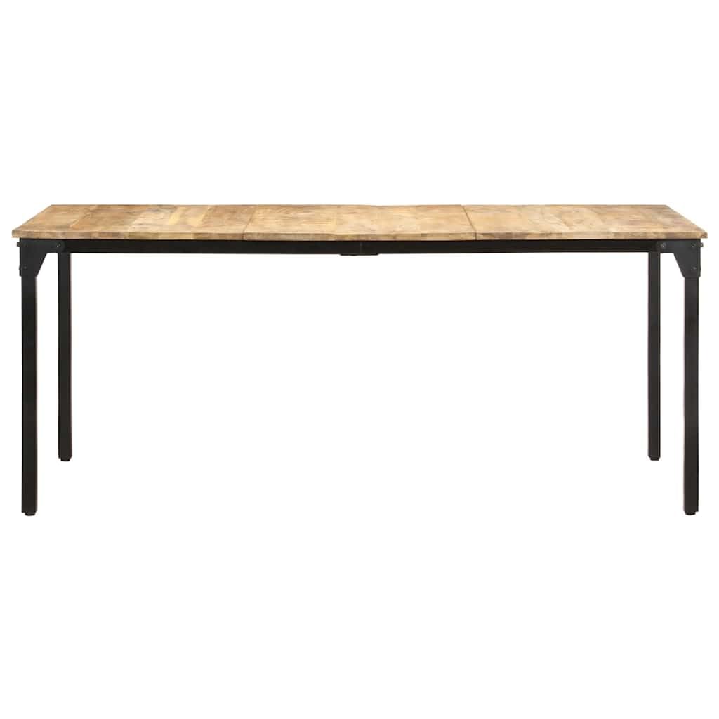 vidaXL - Esstisch 180x90x76 cm Raues Mangoholz