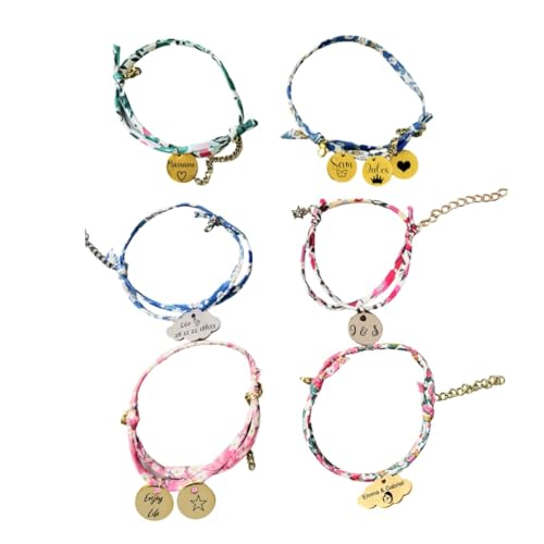 bracelet sur fil cordon liberty-médaille personnalisé-gravure mot date prénom lettre-cadeau noel personnalisé-17 couleurs de fil au...