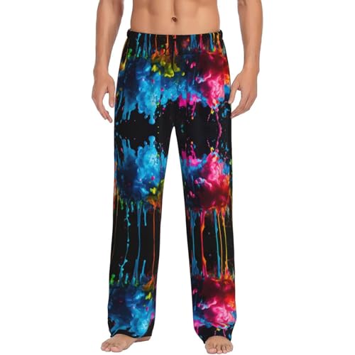 Pantalon de pyjama homme EdWal noir pour des moments de détente à la maison