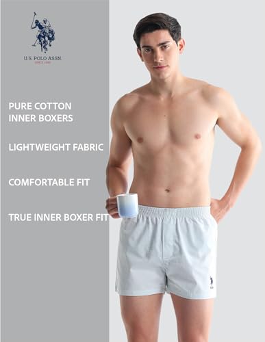 Image of U.S. Polo ASSN. Mens EX004 Cotton Striper Essential True Inner Boxer -Pack of 1