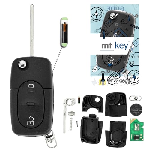 Clé à distance 434MHZ pour Audi A3 S3 A4 A6 TT télécommande de remplacement pliable 4D0837231R
