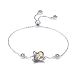 BAMOER Bee Bracelet Bee Charm Bracelet for Women 925 Sterling Silver Cute Bee Bracelet for Women Bee Jewelry Set Perfect Christmas Gifts