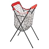 HOMEE Baseball Caddy,Portable and Foldable Ball Caddy for Baseball and Softball, Extra Large Baseball Caddy for Balls, Holds Over 100 Baseballs for Batting Pitching Practice Training