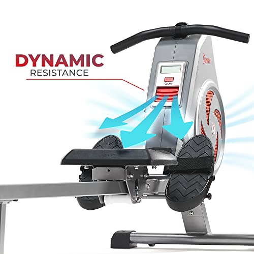 Sunny Health & Fitness Dynamic Air Rowing Machine With Exclusive Sunnyfit® App Enhanced Bluetooth Connectivity – Sf-Rw520007 #TOP3