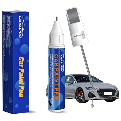 Grey Touch Up Paint for Cars, Auto Gray Car Paint Touch Up Pen, Two-In-One Car Scratch Repair Pen, Quick & Easy Solution to Repair Minor Automotive Scratches Touch Up Paint Pen(Urban Fog)