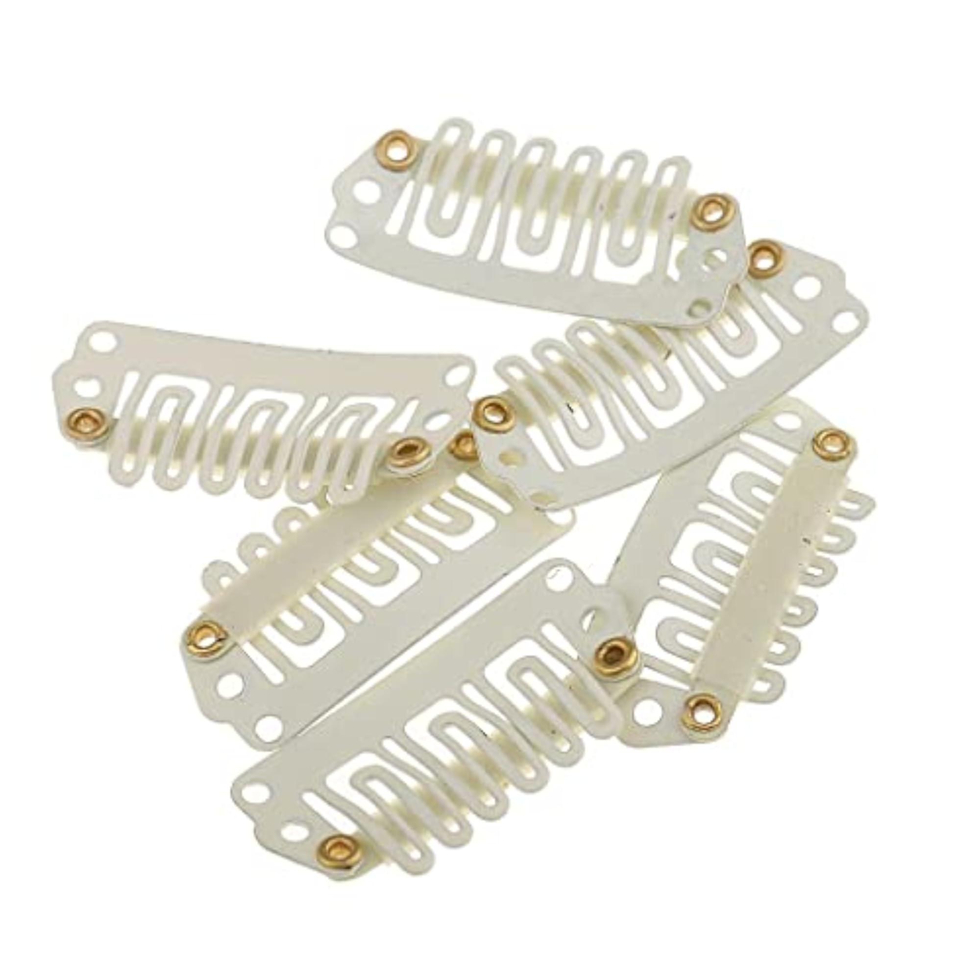 200 Pieces Metal Snap Clips for Hair Extensions