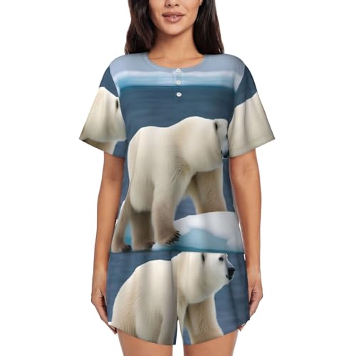 Pyjama à manches courtes confortable contre la chaleur à la maison