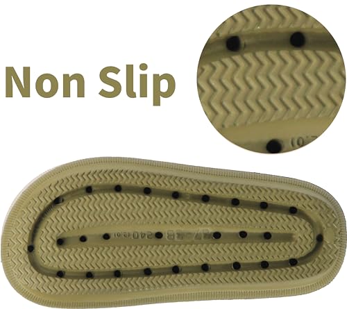 Image of BenSorts Pillow Sandals for Women Men Thick Sole Adjustable Buckles EVA