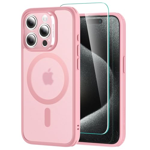 �y4 in 1�Z�b�g�I�ی�t�B�����t���zESR iPhone 15 Pro Max �P�[�X Magsafe�Ή� ������ �}�b�g�P�[�X ��� �ی�t�B�����t�� �ČRMIL�K�i �ϏՌ� ���h�~ ��phone15pro max �P�[�X �X�g���b�v�z�[���t�� Cl